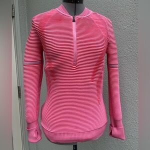 Under Armour 3/4 Zip  Long Sleeve Intelliknit sweater medium